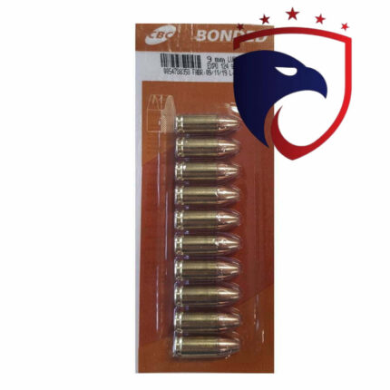 Munição CBC 9MM LGR EXPO +P 124GR BONDED