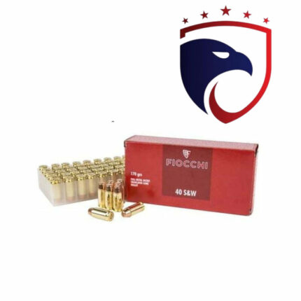Munição Fiocchi .40 S&W 170gr FMJTC – Cx 50